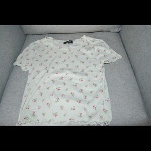 Forever 21 Cropped Floral Top